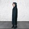 Black Velvet Hooded Cape - Kids Long Velour Vampire and Superhero Halloween Costume Cloak with Hood for Boys and Girls